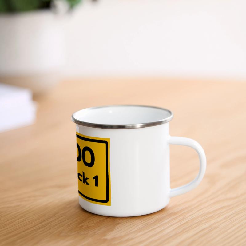OLD POSTCODE POSTCODE RETRO 2500 ROSTOCK 1 HEIMAT Panoramic Camper Mug