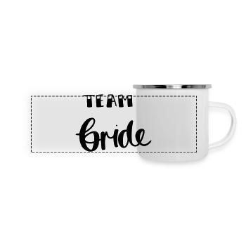 Team bride - Panoramic Camper Mug - white - Front