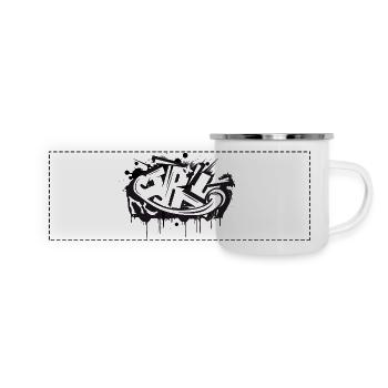 graffiti d’art urbain cool comme STYLE-WRITING - Mug panoramique émaillé - blanc - Devant