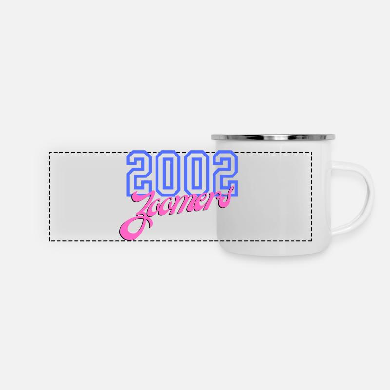2002 Zoomers Summer Retro Gradient Logo - Panoramic Camper Mug - white