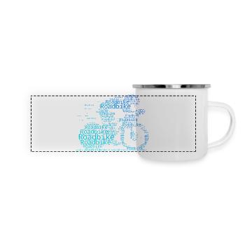 A must-have for real road bikes - Panoramic Camper Mug - white - Front