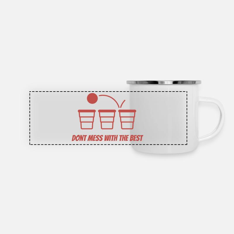 Three cups: the best remains - Panoramic Camper Mug - white