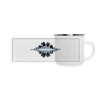Echoes of Silence - Panorama Emaille-Tasse - Weiß - Vorne