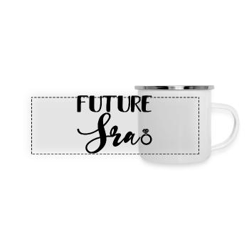 Future Sra. Engagement Party Bridal Shower Wedding - Panoramic Camper Mug - white - Front