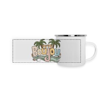 Boujou Normandy Pride Hello - Panoramic Camper Mug - white - Front