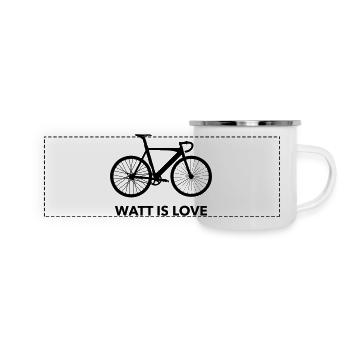 Watt is Love Road - Panoramic Camper Mug - white - Front