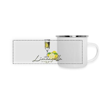 Limoncello (Limoncello) - Mug panoramique émaillé - blanc - Devant