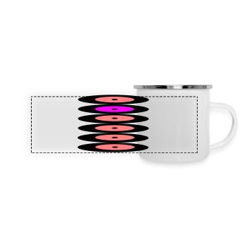 Records - Panoramic Camper Mug - white - Front