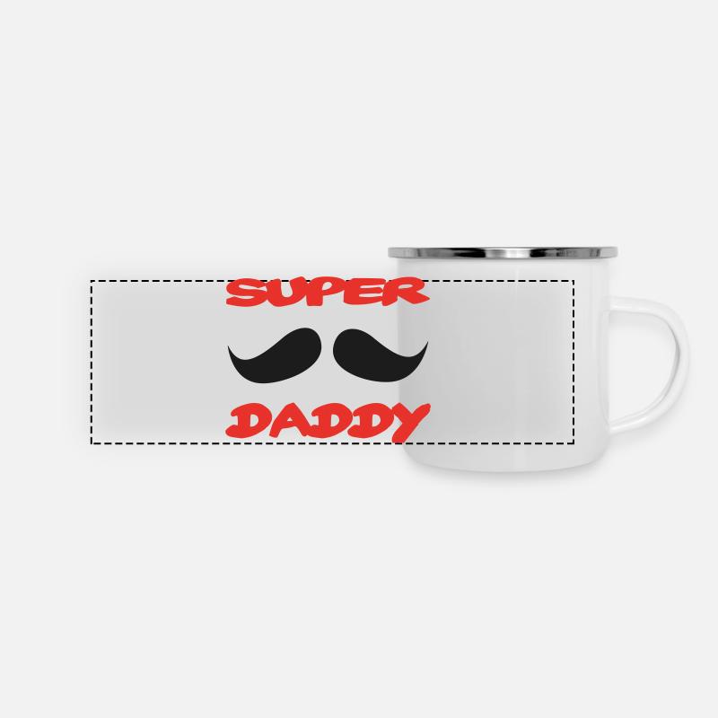 Super daddy - Panoramic Camper Mug - white
