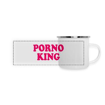 Porno king - Panoramic Camper Mug - white - Front