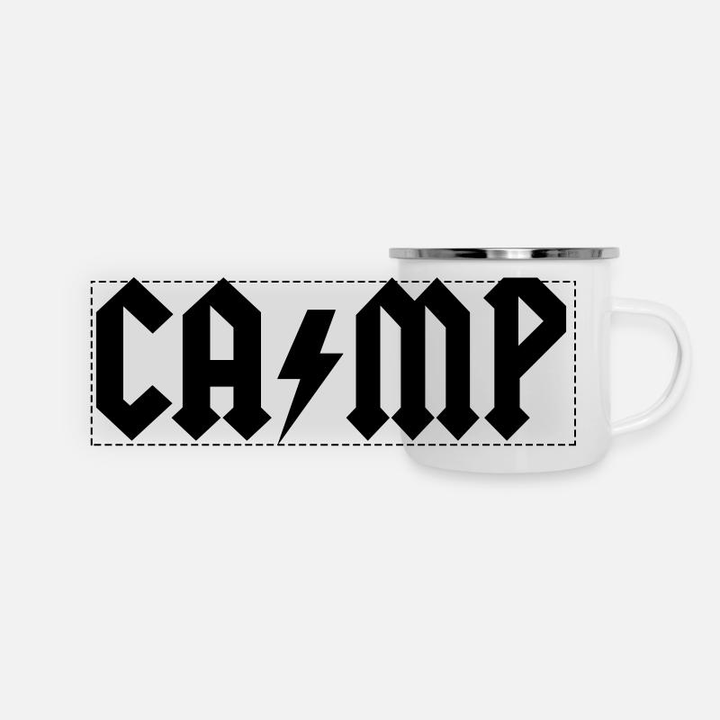 Camping - Panoramic Camper Mug - white