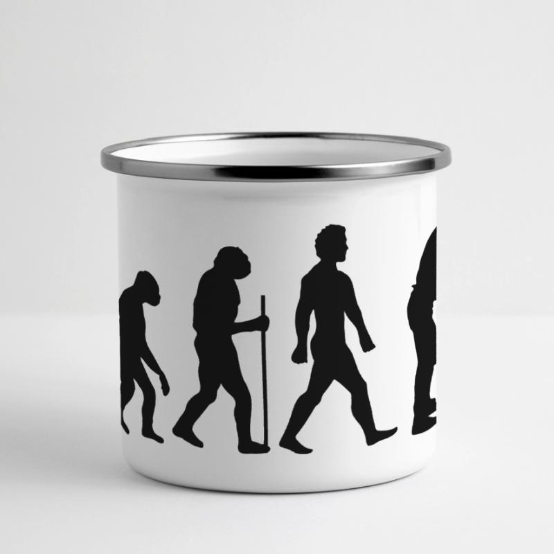Golf Évolution Mug panoramique émaillé