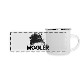 Unimog Mog'ler - Panorama Emaille-Tasse - Weiß - Vorne