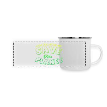 Environmental pollution - Panoramic Camper Mug - white - Front