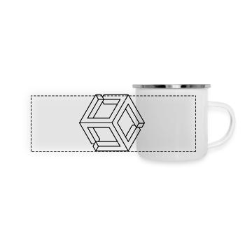 Impossible Figures 81A - Panoramic Camper Mug - white - Front