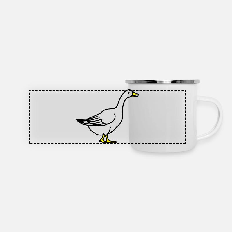 goose - Panoramic Camper Mug - white