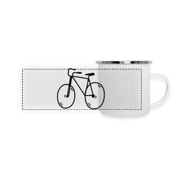 cycling - Panoramic Camper Mug - white - Front