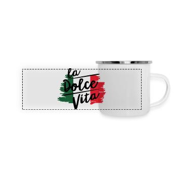 La dolce Vita Bella Italia - Panoramic Camper Mug - white - Front