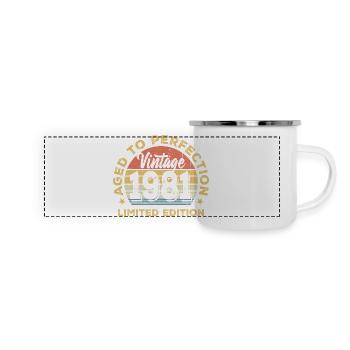 Vintage 1961 Limited Edition - Panoramic Camper Mug - white - Front