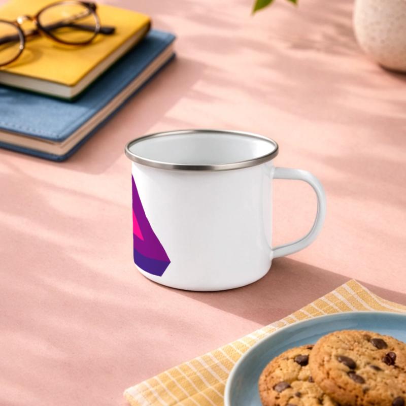 Mind-Bending Perspective: Impossible 3D Triangle Panoramic Camper Mug