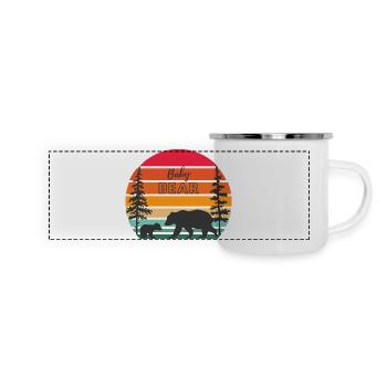 Baby Bear - Panoramic Camper Mug - white - Front