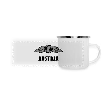 The Austrian Football Fans - Panoramic Camper Mug - white - Front