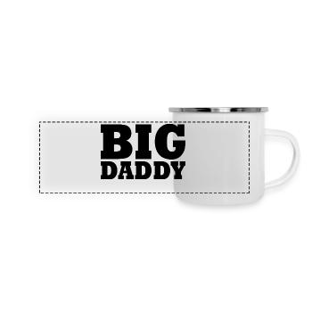 BIG DADDY - Panorama Emaille-Tasse - Weiß - Vorne