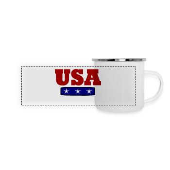 United States - Panoramic Camper Mug - white - Front