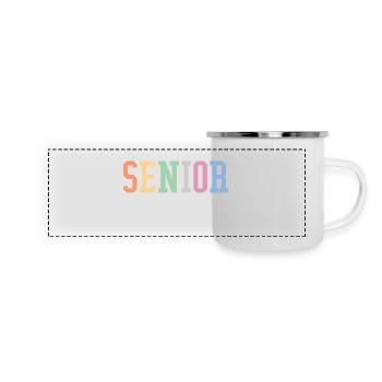 Senior - Student Class Retro Graduation Party Gift - Panoramic Camper Mug - white - Front