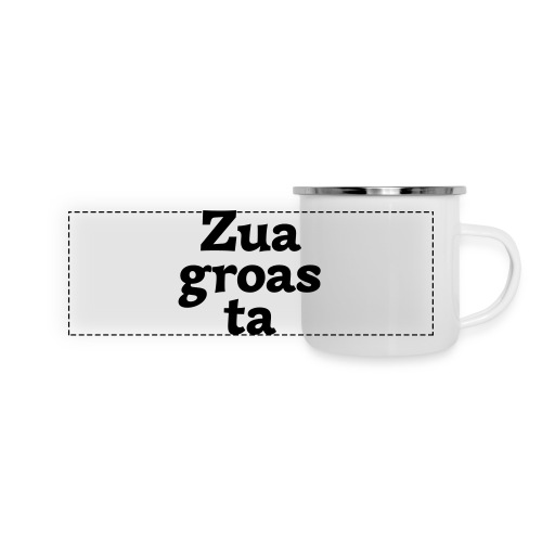 Zuagroasta - Panorama Emaille-Tasse