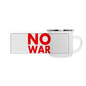 No war - Panoramic Camper Mug - white - Front