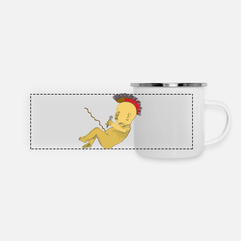 Punk - Panoramic Camper Mug - white