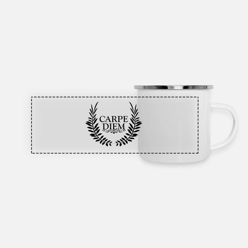 Carpe Diem - Panoramic Camper Mug - white
