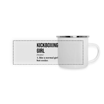 Kickboxing - Panoramic Camper Mug - white - Front