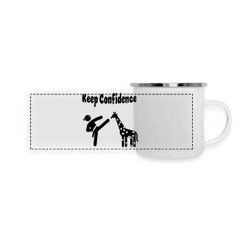 Keep Confidence - Panoramic Camper Mug - white - Front