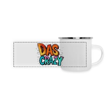 The Crazy - Panoramic Camper Mug - white - Front