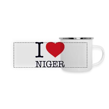 I LOVE NIGER - Panoramic Camper Mug - white - Front