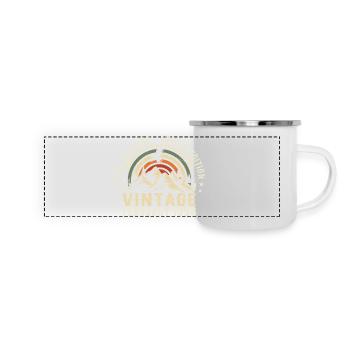 Anniversaire - février Cadeau Vintage février 1998 - Mug panoramique émaillé - blanc - Devant