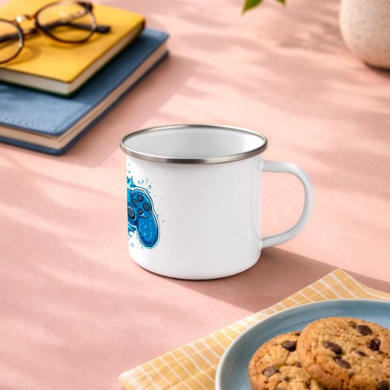 Gaming Controller Flashes Gamer Console Gift Panoramic Camper Mug