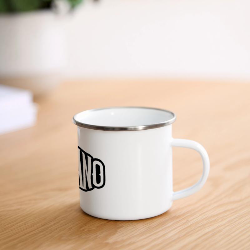 Romano - Römer oder Namens-Emblem Panorama Emaille-Tasse