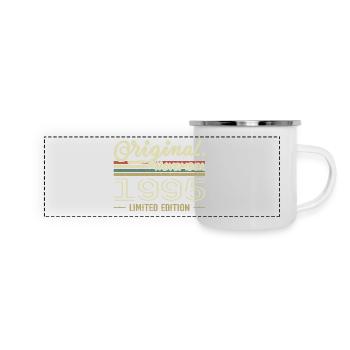 Novembre 1995 - Cadeau Anniversaire Novembre 1995 - Mug panoramique émaillé - blanc - Devant