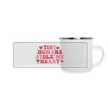 Tiny Humans Stole My Heart - NICU Nurse Women - Panoramic Camper Mug - white - Front