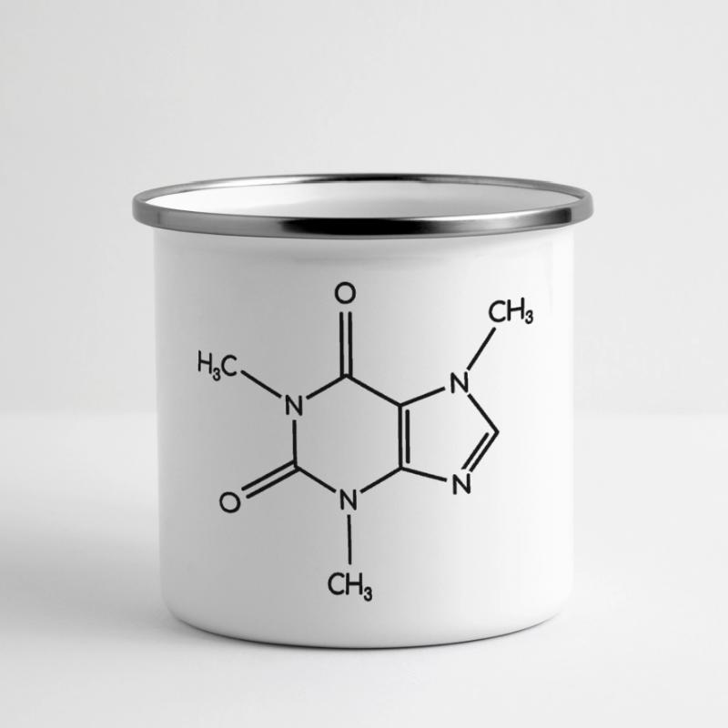 Caffeine Molecule - Structural Formula Panoramic Camper Mug