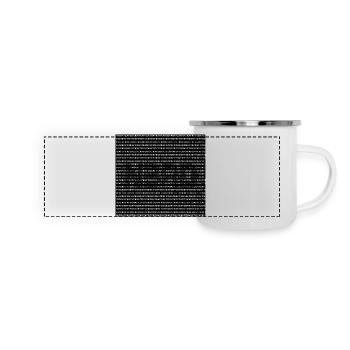 nerd - Panoramic Camper Mug - white - Front