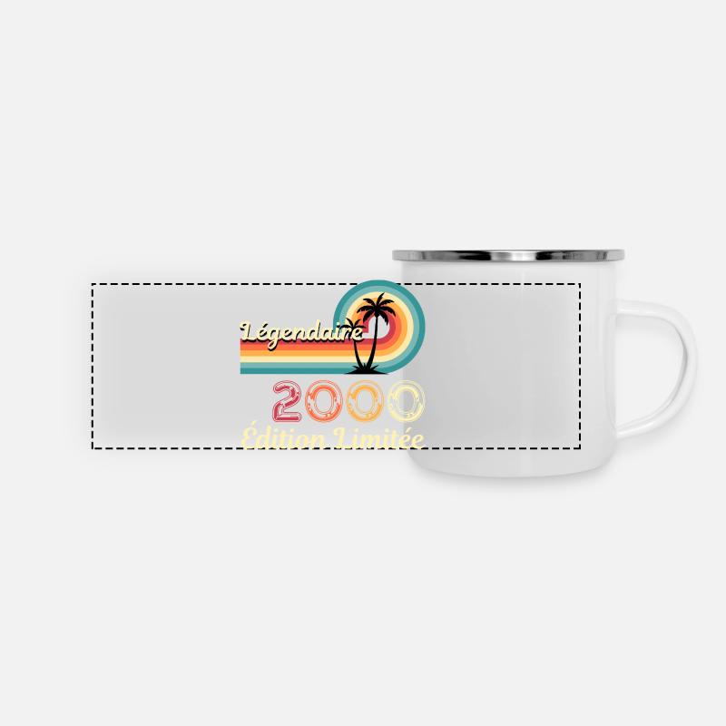 Légendaire 2000, édition limitée - Mug panoramique émaillé - blanc