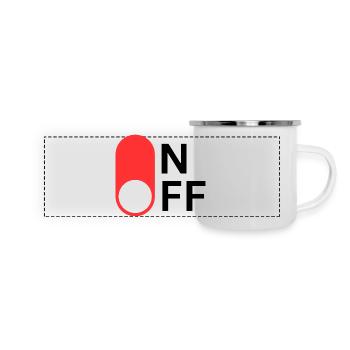 ON/OFF mode - Panoramic Camper Mug - white - Front