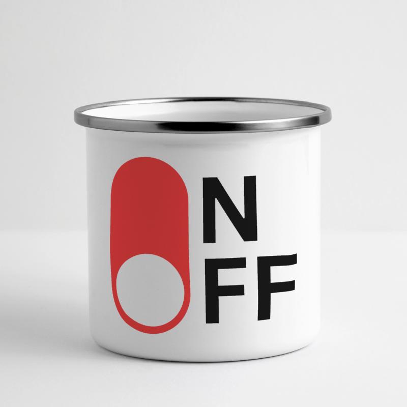 ON/OFF mode Panoramic Camper Mug