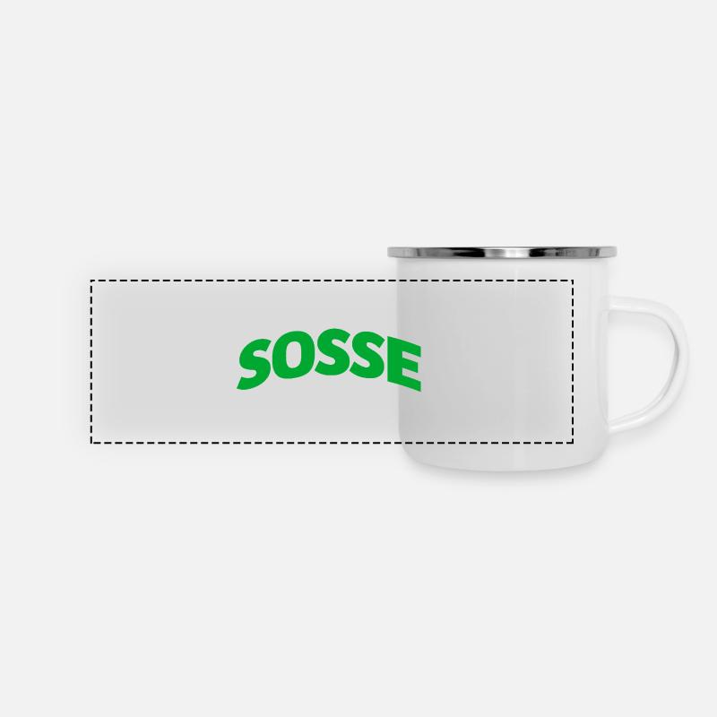 Sosse pour toujours - Mug panoramique émaillé - blanc