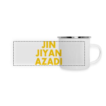 jin jiyan azadi - Panoramic Camper Mug - white - Front