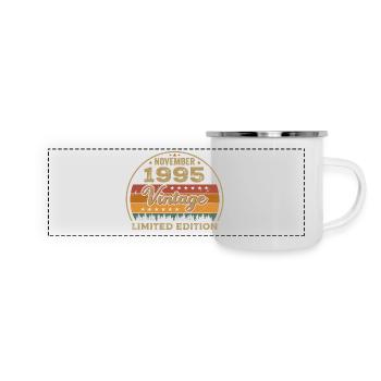 Novembre 1995 - Cadeau d’anniversaire Novembre 1995 - Mug panoramique émaillé - blanc - Devant